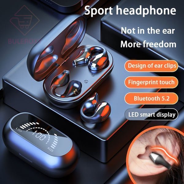 🎁🎁🎁New Year Promotion 49% OFF🎁 Wireless Ear Clip Bone Conduction Headphones🎧(Buy More Save More!&Buy 2 Free Shipping)