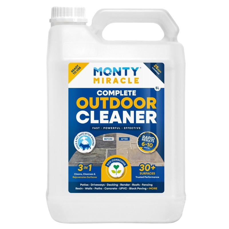 Monty Miracle Complete Outdoor Cleaner 5L Bottle